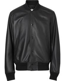 Burberry embossed logo bomber jacket - Black