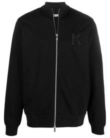 Karl Lagerfeld K embroidery track jacket - Black
