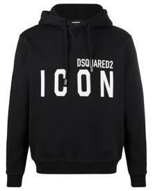 Dsquared2 Icon-print hoodie - Black