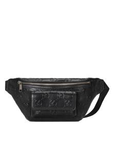 Gucci GG embossed belt bag - Black