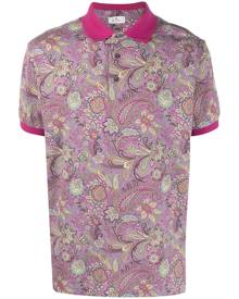 ETRO paisley print polo shirt - Pink