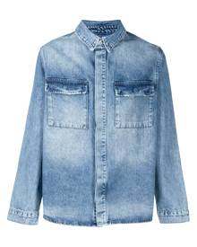 Ksubi distressed-effect denim jacket - Blue