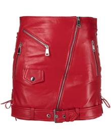 Manokhi Biker mini skirt - Red