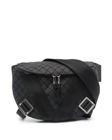 Bottega Veneta Intrecciato belt bag - Black