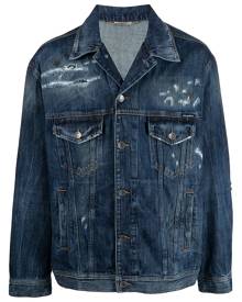 Dolce & Gabbana distressed denim jacket - Blue