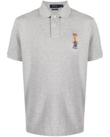 Polo Ralph Lauren teddy bear-print polo shirt - Grey