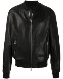 Balmain perforated bomber jacket - Black