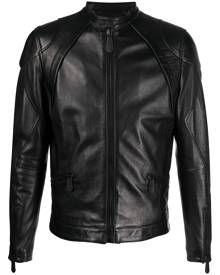 Philipp Plein Moto leather jacket - Black