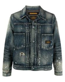 Neighborhood distressed denim jacket - Blue