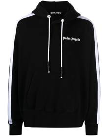 Palm Angels side-stripe hoodie - Black