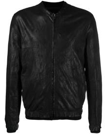 Salvatore Santoro zipped bomber jacket - Black