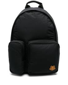 Kenzo tiger motif patch backpack - Black
