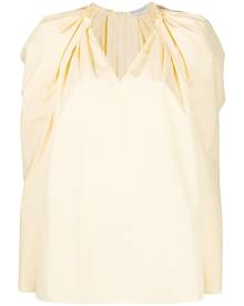 Givenchy puff-sleeve blouse - Yellow