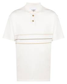 Han Kjøbenhavn geometric-print polo shirt - Neutrals