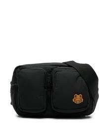 Kenzo appliqué-detail belt bag - Black