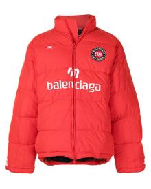 Balenciaga Soccer Puffer padded jacket - Red