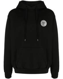 Paura logo print hoodie - Black