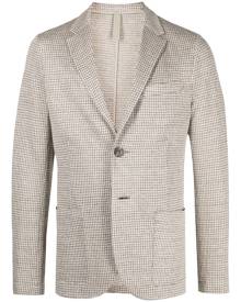 Harris Wharf London check print blazer - Neutrals