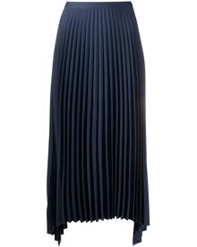 Theory pleated midi-length skirt - Blue