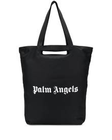 Palm Angels logo-print tote bag - Black