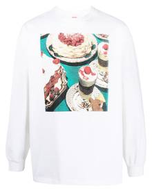 Levi's cake photo print sweatshirt - White