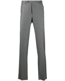 Canali checked tailored trousers - Grey