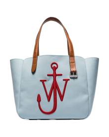 JW Anderson logo-embroidered tote bag - Blue