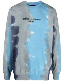 Diesel tie-dye logo sweatshirt - Blue