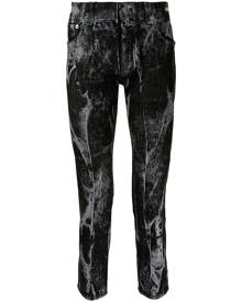 Dolce & Gabbana marbled skinny jeans - Black