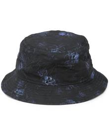 Yohji Yamamoto skull-print bucket hat - Black