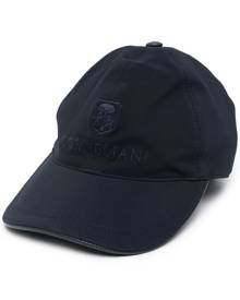 Corneliani embroidered-logo baseball cap - Blue