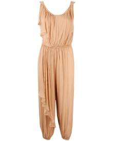 Mes Demoiselles pleated sleeveless jumpsuit - Neutrals