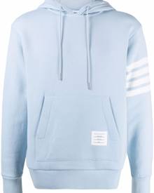 Thom Browne 4-Bar stripe hoodie - Blue
