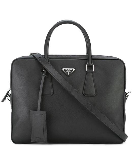 prada leather laptop bag