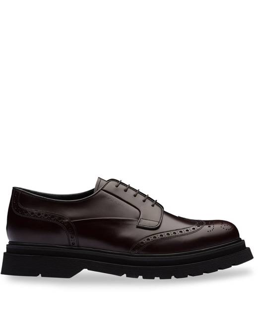 prada mens smart shoes