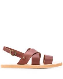 Ancient Greek Sandals Miltos flat sandals - Brown