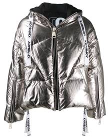 Khrisjoy metallic puffer jacket - Silver
