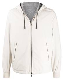 Ermenegildo Zegna hooded reversible jacket - Neutrals