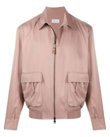 Brioni point-collar bomber jacket - Pink