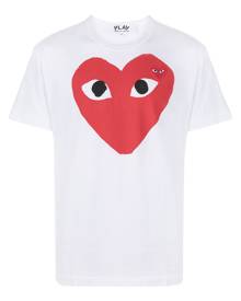 Comme Des Garçons Shirt logo print T-shirt - White