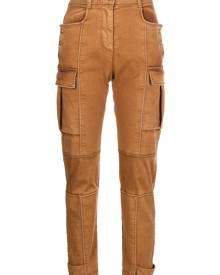Pinko cargo-style slim-fit trousers - Brown