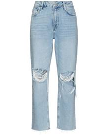 PAIGE ripped Noella cropped jeans - Blue