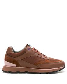 BOSS x Russell Athletic panelled low-top sneakers - Brown