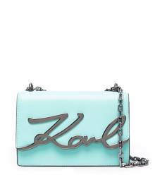 Karl Lagerfeld K/Signature small shoulder bag - Blue