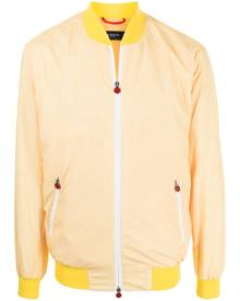 Kiton zip-up bomber jacket - Yellow