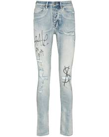 Ksubi Van Winkle Graffiti skinny jeans - Blue