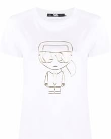 Karl Lagerfeld Ikonik Art Deco T-shirt - White