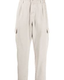 SONGZIO box-pleat tapered trousers - White