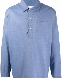 Mackintosh Military cotton-wool shirt - Blue