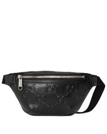 Gucci GG-embossed belt bag - Black
